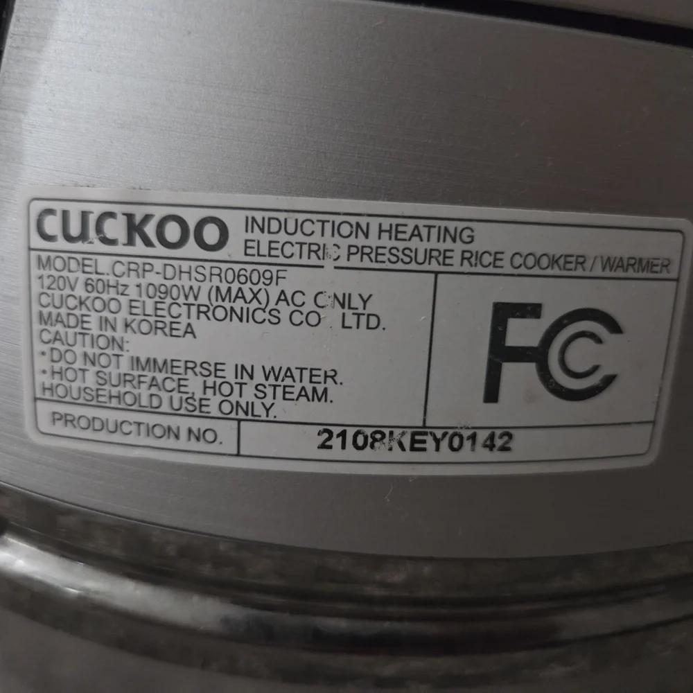 Silver Multi-Function Rice Cooker - Smart IH - Picture 6 of 6